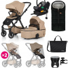Petite&Mars Icon RWS 2v1 Mocha Beige XXL Core Pro i-Size Základňa k autosedačke