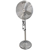Kupelňový ventilátor - Podlahový ventilátor Vento, 40 cm, 50 W, INOX chróm (Kupelňový ventilátor - Podlahový ventilátor Vento, 40 cm, 50 W, INOX chróm)