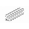 RS PRO Vzpěra, řada: B6 2020 Stříbrná Profil podpěry, délka: 3 m, Eloxovaný hliník 6 mm 20 x 20 mm 20 x 20 mm