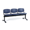 Antares Plastová lavica do čakární TONY, 3 miesta, modrá