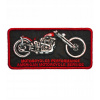 Motocyklová nášivka darček chopper Old School