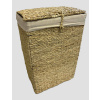 Hranatý koš na prádlo z mořské trávy, skládací Rozměry (cm): 45x40, v. 80