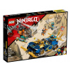 LEGO NINJAGO 71776 Vrtuľník a pretekárske auto Jaya a Nyi EVO, figúrky Jay a Nya