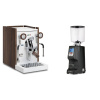 Biepi Sara PID, white/wood + Eureka Atom Specialty 75, black