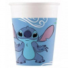 Papierové tégliky Stitch a Angel - 200 ml - 8 ks