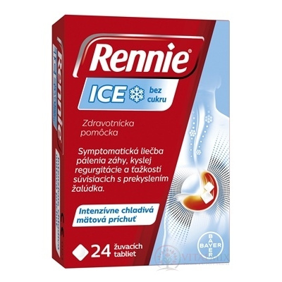 Bayer Rennie Ice bez cukru 24 ks