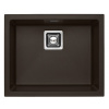 Alveus QUADRIX 50 kuchynský granitový drez so sifónom 56x46 G-03 Chocolate, spodná montáž 1108036ST