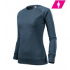 MALFINI MERGER 416 Mikina dámska 416M213 S M2 tmavý denim melír