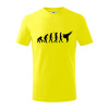 Karate Evolúcia - kop - Tričko detské bavlnené - 122 cm/6 rokov ( Citrónová )