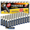 Alkalická batéria Toshiba AA (R6) 40 ks