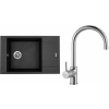 Set Sinks (dřez Vario 780 Granblack 30 + baterie Vitalia Chrom - lesklý) VA30VICL