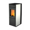 QUADRA A8 teplovzdušné kachle na pelety Nobis Farba: Biela, Výkon: 8 kW, Model: Comfort Air UP