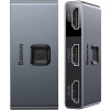 Baseus Matrix 3x HDMI Switch 4K šedý CAHUB-BC0G