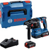 Bosch Professional GBH 18V-22 SDS plus-aku vŕtacie kladivo 18 V 4 Ah Li-Ion akumulátor vr. 2x aku, vr. nabíjačky, + púzdro; 0611924002