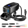 MOTOCYKLOVÁ NABÍJAČKA USB + USB-C typ C QC 3.0 Linjiang