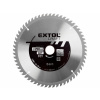 EXTOL CRAFT Kotúč pílový s SK plátkami, 250x1,8x30mm, 60z, EXTOL CRAFT 19113