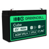 Green Cell AGM40 batéria do UPS VRLA AGM 6 V 15 Ah (AGM40)