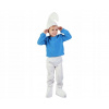 Kostým pre chlapca- Šmrcký Godan S.A. (Outfit Smurf pre deti modrý skrzat 98/104 cm)