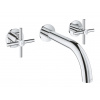 GROHE 20164003 ATRIO S Umývadlová 3-otvorová batéria podomietková, chróm GRO 20164003