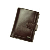 Rovicky PC-101L-BAR RFID hnedá pánska kožená peňaženka 10 x 13 x 2,5 cm