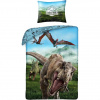 HALANTEX Posteľné obliečky Dinosaury Jurský park bavlna 140x200 70x90