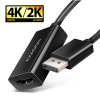 Nepřiřazeno AXAGON RVD-HI20N, DisplayPort -> HDMI 2.0b redukcia / adaptér, 4K/60Hz
