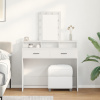 vidaXL toaletný stolík Biely MDF 100 x 41 x 140 cm Toaletný stolík 865172