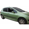 Okenné deflektory Peugeot 307 5D 2001-2007 4 ks predné+zadné