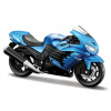 Model motocykla Maisto Kawasaki Ninja ZX-14R modrá