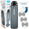 Filtračná fľaša Wessper ActiveMax Tritan 1 l strieborná/sivá