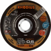 RHODIUS Schleifwerkzeuge GmbH & Co.KG, RHODIUS Rezný kotúč XTK6 EXACT oceľ/nerez Priemer x Hrúbka: 125x0,6