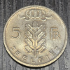 Belgicko 5 Franc 1958 464