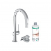 Hansgrohe Hansgrohe Aqittura M91 - FilterSystem 210, vyťahovací výtok, 1jet, sBox, štartovacia sada, chróm 76800000