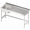 STALGAST Stôl s jednokomorovým drezom z ľavej strany bez police 1900x700x850 mm | STALGAST, 980677190