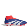 adidas Predator 24 League Laceless Firm Ground Football Boots Blue/Wht/Red 9 (43.3)