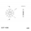 SUPERSPROX Reťazové koliečko SUPERSPROX CST-1556:13 13T, 428