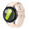 SILIKÓNOVÝ PÁSIK PRE SAMSUNG GALAXY WATCH 7 / 6 / 5 / 4 SVETLORUŽOVÝ