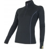Dámské termo tričko SENSOR Merino active černá zip Velikost: XL, Barva: černá