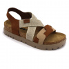 6301 Dámske zdravotné korkové sandále 41 - 26cm, hnedá, 3,5 cm