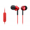 Slúchadlá SONY MDR-EX110AP handsfree červené