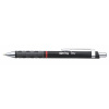 Guľôčkové pero, 0,8 mm, stláčací mechanizmus, čierne telo, ROTRING 