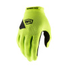 100% RIDECAMP Gloves, Fluo Yellow - L