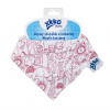 XKKO Organic Staré časy Šatka - Safari W/Mesa Rose, 8594216382118