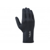 Rab Forge 160 Glove Ebony - lehké pánské rukavice merino S