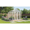 Skleník Vitavia Zeus Comfort 6200 polykarbonát 10 mm 258x242 cm hliník vr. podlahového rámu