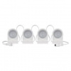 Bodové svietidlo EMOS GoSmart, 1,9 W, RGBIC+CCT (4 ks) (ZIW154R) biele