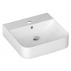 Isvea SOTT AQUA umyvadlo 51x50 cm, závesné/na desku SPH 10SQ51051