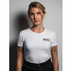 Tričko BrainMax LAUF® dámske, biele Veľkosť: M Biele bavlnené dámske tričko s nápisom LAUF