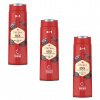 Old Spice Rock 3v1 sprchový gél a šampón pre mužov 3x400ml Old Spice