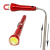 TFY 1065008-Red LED COB teleskopická baterka s magnetom 20-60cm, červená